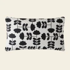 Cut Stem Bed Linen - Monochrome -Home Furnishing Store cut stem monochrome pillowcase reverse cut out