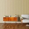 Linear Stem Stone Wallpaper - 52cm X 10m