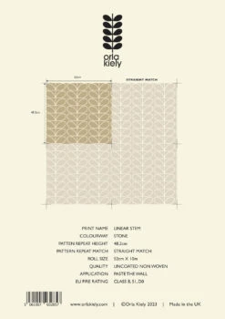 Home Furnishing Store -Home Furnishing Store linear stem stone wallpaper orla kiely 3