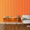 Linear Stem Tomato Wallpaper - 52cm X 10m