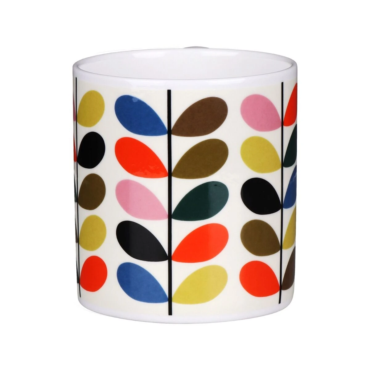 Orla Kiely Classic Multi Stem Fun Large Mug 2 Orla Kiely Classic Multi Stem Fun Large Mug - Image 2