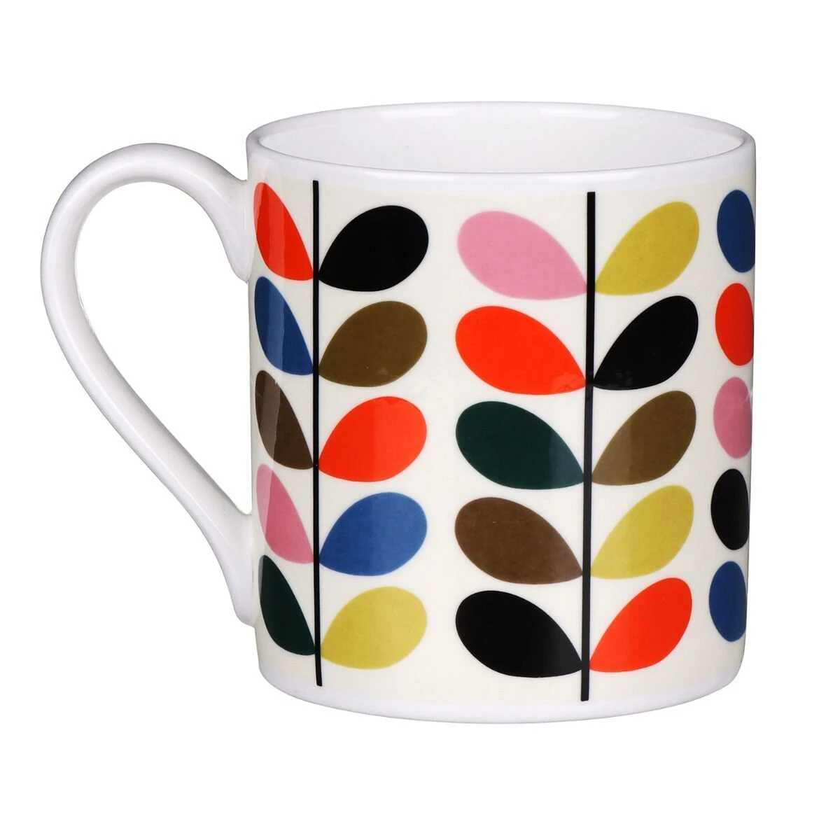 Orla Kiely Classic Multi Stem Fun Large Mug 3 Orla Kiely Classic Multi Stem Fun Large Mug - Image 3