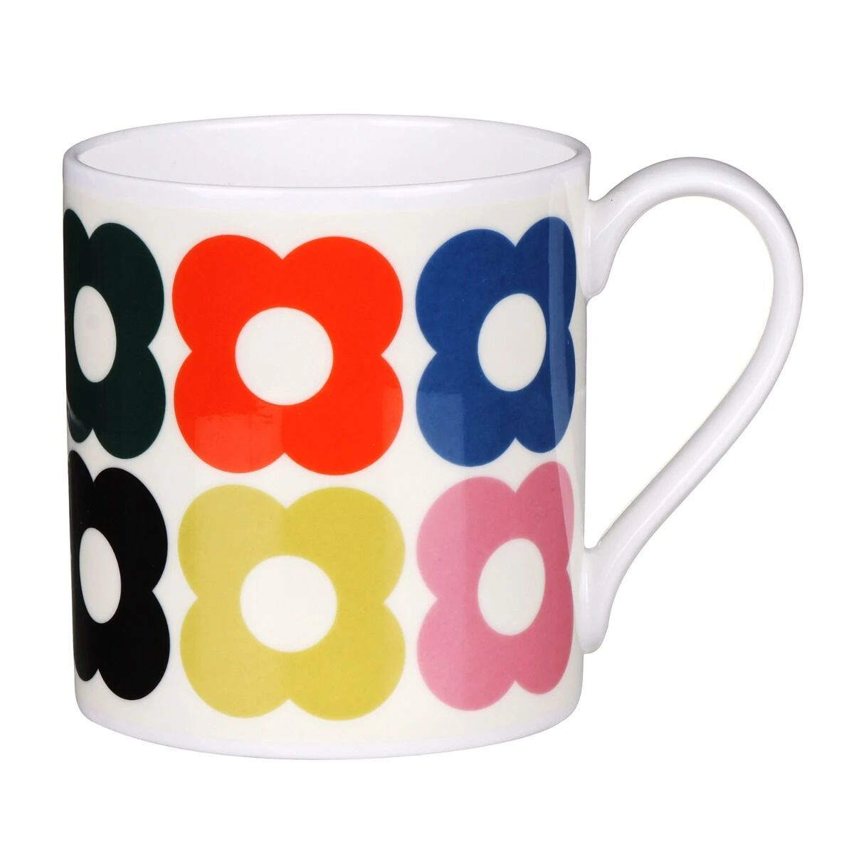 Orla Kiely Spot Flower Fun Large Mug 1 Orla Kiely Spot Flower Fun Large Mug
