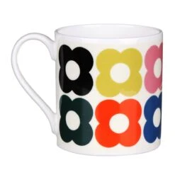 Orla Kiely Spot Flower Fun Large Mug 5 Orla Kiely Spot Flower Fun Large Mug -Home Furnishing Store mclaggan orla kiely msqok161 spot flower fun large mug 30 copy 1