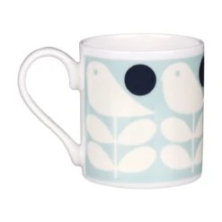 Orla Kiely Light Blue Early Bird Standard Mug -Home Furnishing Store mclaggan smith orla kiely msok105 early bird light blue standard mug 09 copy