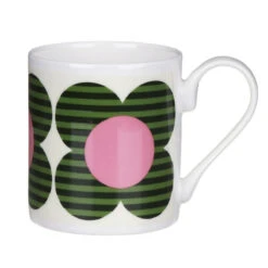 Orla Kiely Green Striped Flower Standard Mug