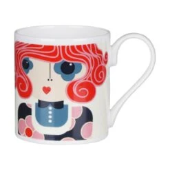 Orla Kiely Dee Dee Red Standard Mug