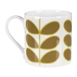 Orla Kiely Linear Stem Olive Large Mug 5 Orla Kiely Linear Stem Olive Large Mug -Home Furnishing Store mclaggan smith orla kiely msqok169 linear stem olive large mug 03