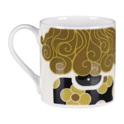 Orla Kiely Dee Dee Olive Large Mug 5 Orla Kiely Dee Dee Olive Large Mug -Home Furnishing Store mclaggan smith orla kiely msqok172 dee dee olive large mug 03