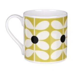 Orla Kiely 60’s Stem Ochre Large Mug -Home Furnishing Store mclaggan smith orla kiely msqok175 60s stem ochre large mug 03