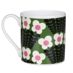 Orla Kiely Green Bunch Of Stems Large Mug -Home Furnishing Store mclaggan smith orla kiely msqok185 green bunch of stems large mug 03 copy 3