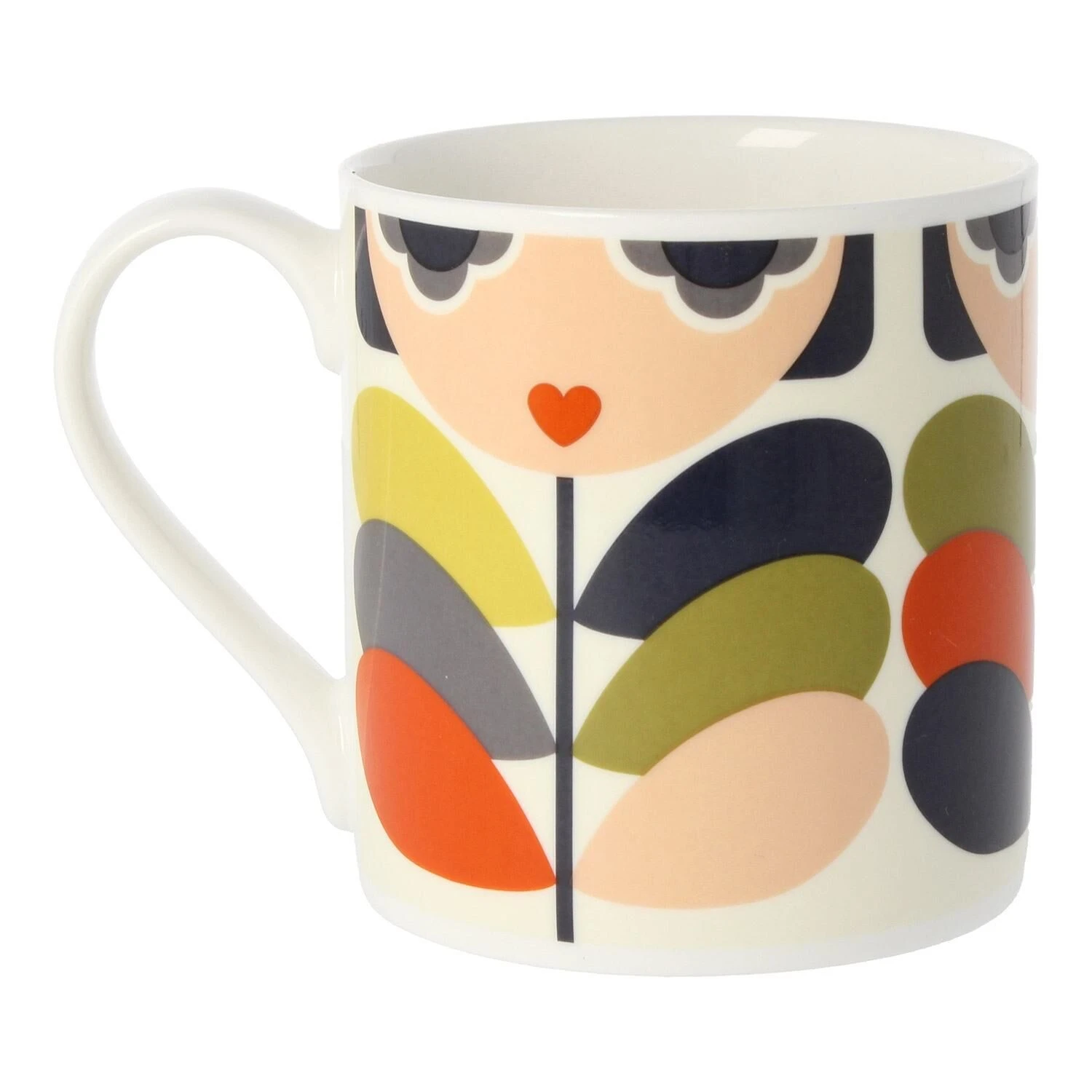Orla Kiely Lady Stem Multi Large Mug 3 Orla Kiely Lady Stem Multi Large Mug - Image 3