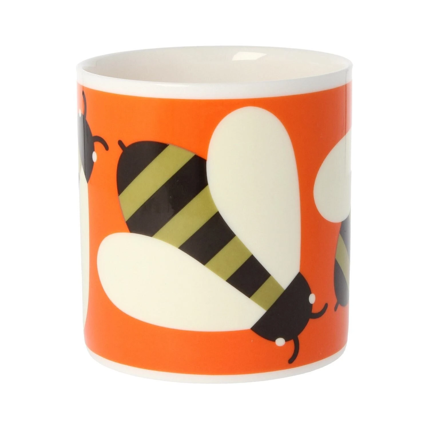 Orla Kiely Busy Bee Orange Large Mug 2 Orla Kiely Busy Bee Orange Large Mug - Image 2